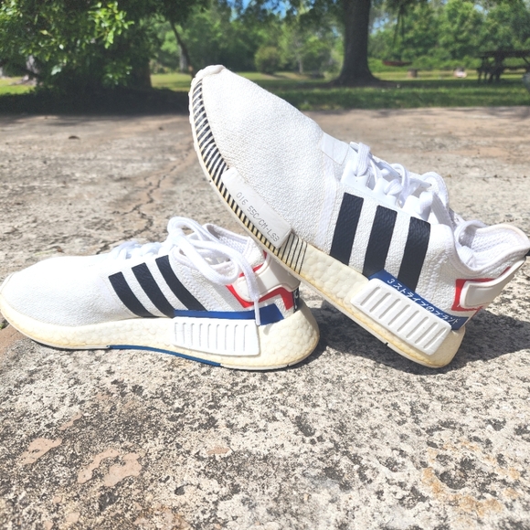 Mens Adidas NMD_R1 Japan White Colorblock Size 9 Collectible Adidas Japanese! - Picture 1 of 16